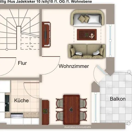 Hus Jadekieker Hus Jadekieker 10 아파트 *