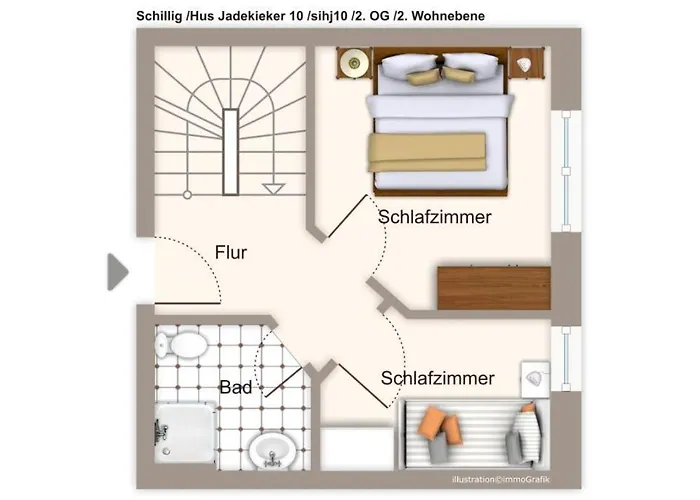 Hus Jadekieker Hus Jadekieker 10 Lägenhet