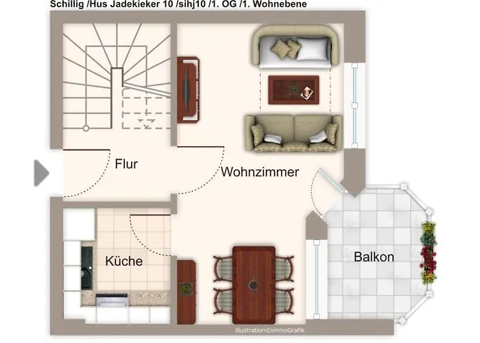 Hus Jadekieker Hus Jadekieker 10 Lägenhet *